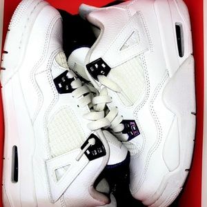 Air Jordan 4 Retro GS 'Purple Metallic'